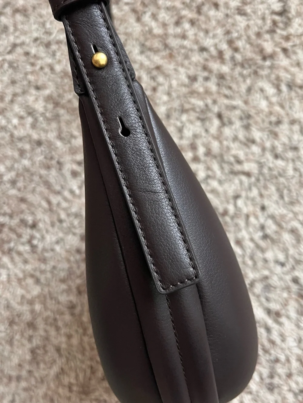 J. Mclaughlin Molina Brown Leather Handbag $278 MSRP